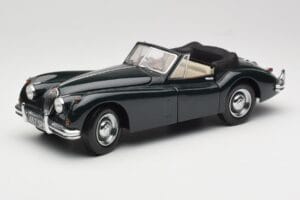 Jaguar XK140 Drophead Coupe Zwart Sun Star 1:18 2802 Metaal
