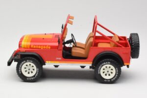 Jeep CJ-7 Renegade Rood MCG 1:18 MCG18110 Metaal — afbeelding 3 van 6