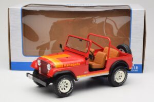 Jeep CJ-7 Renegade Rood MCG 1:18 MCG18110 Metaal — afbeelding 6 van 6