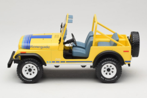 Jeep CJ-7 Renegade Geel MCG 1:18 MCG18552 Metaal — afbeelding 3 van 6