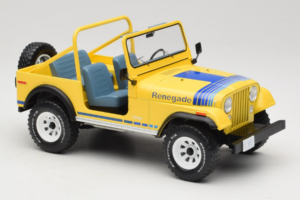 Jeep CJ-7 Renegade Geel MCG 1:18 MCG18552 Metaal — afbeelding 4 van 6