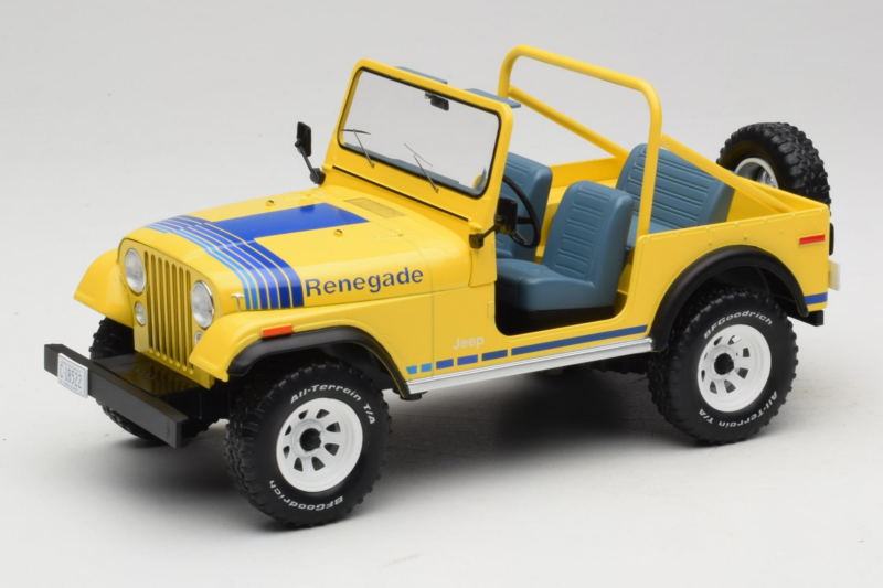 Jeep CJ-7 Renegade Geel MCG 1:18 MCG18552 Metaal