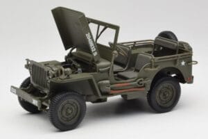 Jeep Willys Militair Groen Gate 1:18 1061 Metaal — afbeelding 2 van 8