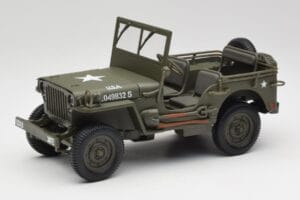 Jeep Willys Militair Groen Gate 1:18 1061 Metaal