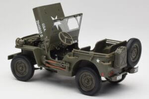 Jeep Willys Militair Groen Gate 1:18 1061 Metaal — afbeelding 5 van 8