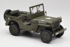 Jeep Willys Militair Groen Gate 1:18 1061 Metaal — afbeelding 6 van 8