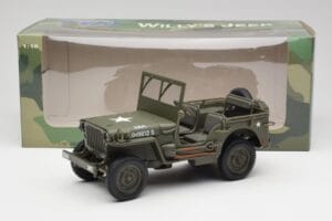 Jeep Willys Militair Groen Gate 1:18 1061 Metaal — afbeelding 8 van 8