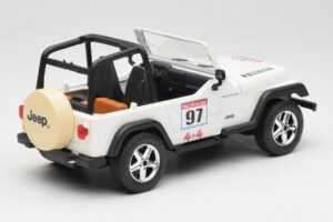 Jeep Wrangler Rallye #97 Beige Solido 1:18 9012 Metaal — afbeelding 2 van 6