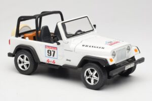 Jeep Wrangler Rallye #97 Beige Solido 1:18 9012 Metaal — afbeelding 4 van 6