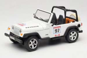 Jeep Wrangler Rallye #97 Beige Solido 1:18 9012 Metaal