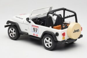 Jeep Wrangler Rallye #97 Beige Solido 1:18 9012 Metaal — afbeelding 5 van 6