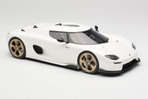 Koenigsegg CC850 Crystal White GT Spirit 1:18 GT903 Hars — afbeelding 4 van 6