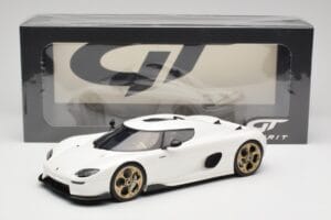 Koenigsegg CC850 Crystal White GT Spirit 1:18 GT903 Hars — afbeelding 6 van 6