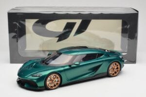 Koenigsegg Gemera Racing Green GT Spirit 1:18 GT888 Hars — afbeelding 5 van 5