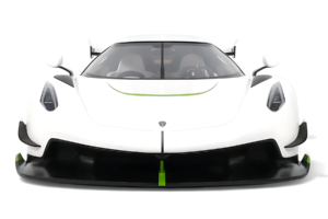 Koenigsegg Jesko Pearl White GT Spirit 1:8 GTS801301 Hars — afbeelding 4 van 5