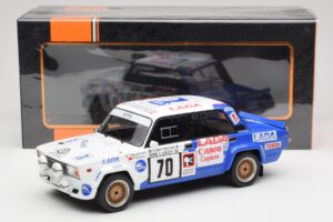 Lada 2105 VFTS #70 E. Tumalevicius 1000 Lakes Rally 1986 IXO 1:18 18RMC181A Metaal — afbeelding 6 van 6
