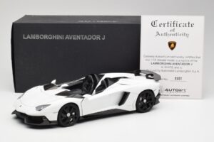 Lamborghini Aventador J Wit AUTOart 1:18 74674 Metaal — afbeelding 8 van 8