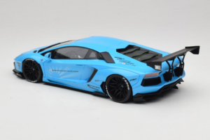 Lamborghini Aventador Liberty Walk Blauw GT Spirit 1:18 GT073 Hars — afbeelding 5 van 6