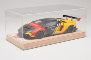 Lamborghini Aventador Liberty Walk Infinite Zwart Geel Timothy & Pierre 1:18 REMC035 Metaal — afbeelding 6 van 7