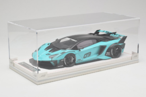 Lamborghini Aventador Liberty Walk LB-Silhouette WORKS GT Evo Mintgroen IVY 1:18 REMC001 Hars — afbeelding 6 van 7