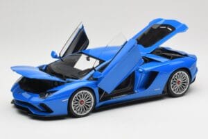 Lamborghini Aventador S LP740-4 Blue Nila AUTOart 1:18 79134 Metaal — afbeelding 2 van 8