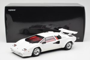 Lamborghini Countach LP500S Wit Kyosho 1:18 08320E Metaal — afbeelding 8 van 8