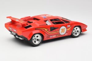 Lamborghini Countach Rood Bburago 1:18 3047 Metaal — afbeelding 3 van 8