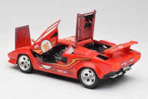Lamborghini Countach Rood Bburago 1:18 3047 Metaal — afbeelding 5 van 8