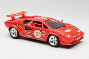 Lamborghini Countach Rood Bburago 1:18 3047 Metaal — afbeelding 6 van 8