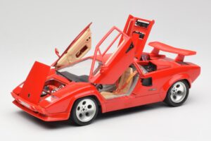 Lamborghini Countach Rood Bburago 1:18 3047-M1 Metaal — afbeelding 2 van 8