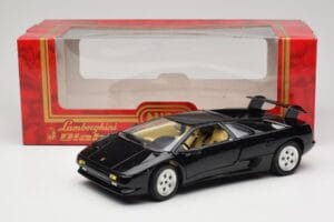 Lamborghini Diablo Zwart Mira 1:18 6107 Metaal — afbeelding 8 van 8