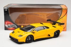 Lamborghini Diablo GTR Geel Hot Wheels 1:18 53885 Metaal — afbeelding 8 van 8