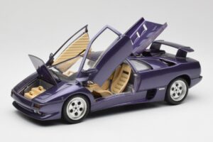Lamborghini Diablo Paars Maisto 1:18 3028 Metaal — afbeelding 2 van 8