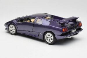 Lamborghini Diablo Paars Maisto 1:18 3028 Metaal — afbeelding 7 van 8