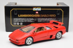 Lamborghini Diablo Rood Bburago 1:18 3028-M1 Metaal — afbeelding 8 van 8