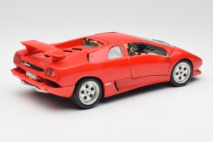 Lamborghini Diablo Rood Bburago 1:18 3028-M1 Metaal — afbeelding 3 van 8