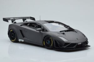 Lamborghini Gallardo GT3 FL2 Donkergrijs AUTOart 1:18 81360 Metaal — afbeelding 6 van 8