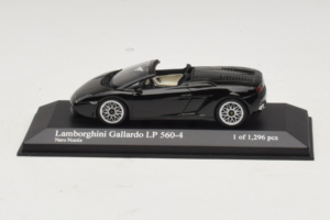 Lamborghini Gallardo LP560-4 Spyder Zwart Minichamps 1:43 400103830 Metaal