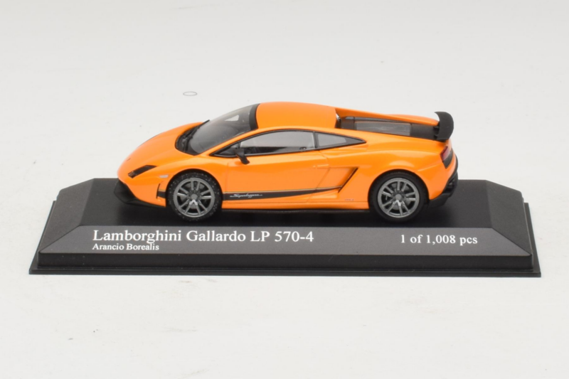 Lamborghini Gallardo LP570-4 Superleggera Oranje Metallic Minichamps 1:43 400103841 Metaal