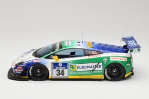 Lamborghini Gallardo LP600+ GT3 Reiter Engineering #34 H-J. Stuck / D. Rostek ADAC 24 Hours Nurburgring 2011 Minichamps 1:18  — afbeelding 3 van 6
