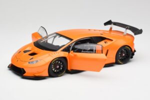 Lamborghini Huracan LP620-2 Super Trofeo Arancio Borealis Pearl Effect Oranje AUTOart 1:18 81558 Metaal — afbeelding 2 van 8
