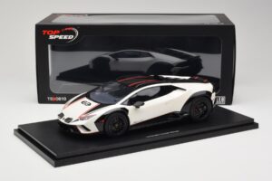 Lamborghini Huracan Sterrato No. 63 Wit TopSpeed 1:18 TS0610 Hars — afbeelding 6 van 6