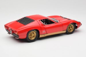 Lamborghini Miura Rood Anson 1:18 30302 Metaal — afbeelding 3 van 8