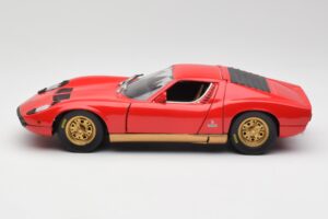 Lamborghini Miura Rood Anson 1:18 30302 Metaal — afbeelding 4 van 8