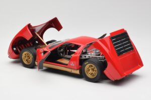 Lamborghini Miura Rood Anson 1:18 30302 Metaal — afbeelding 5 van 8