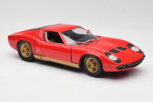 Lamborghini Miura Rood Anson 1:18 30302 Metaal — afbeelding 6 van 8