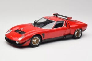 Lamborghini Miura SVR Rood & Zwart Kyosho 1:18 08319R Metaal