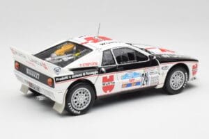 Lancia 037 #1 G. Cunico / E. Bartolich Targa Florio Winner 1983 Kyosho 1:18 08302H Metaal — afbeelding 3 van 8