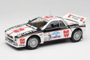 Lancia 037 #1 G. Cunico / E. Bartolich Targa Florio Winner 1983 Kyosho 1:18 08302H Metaal
