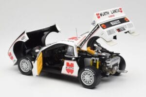 Lancia 037 #1 G. Cunico / E. Bartolich Targa Florio Winner 1983 Kyosho 1:18 08302H Metaal — afbeelding 5 van 8